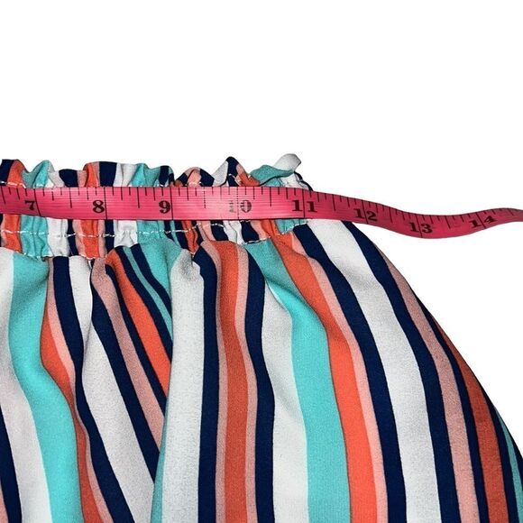 NEW Peace Love Cake Bright Stripe Shorts Size Small - Picture 10 of 11